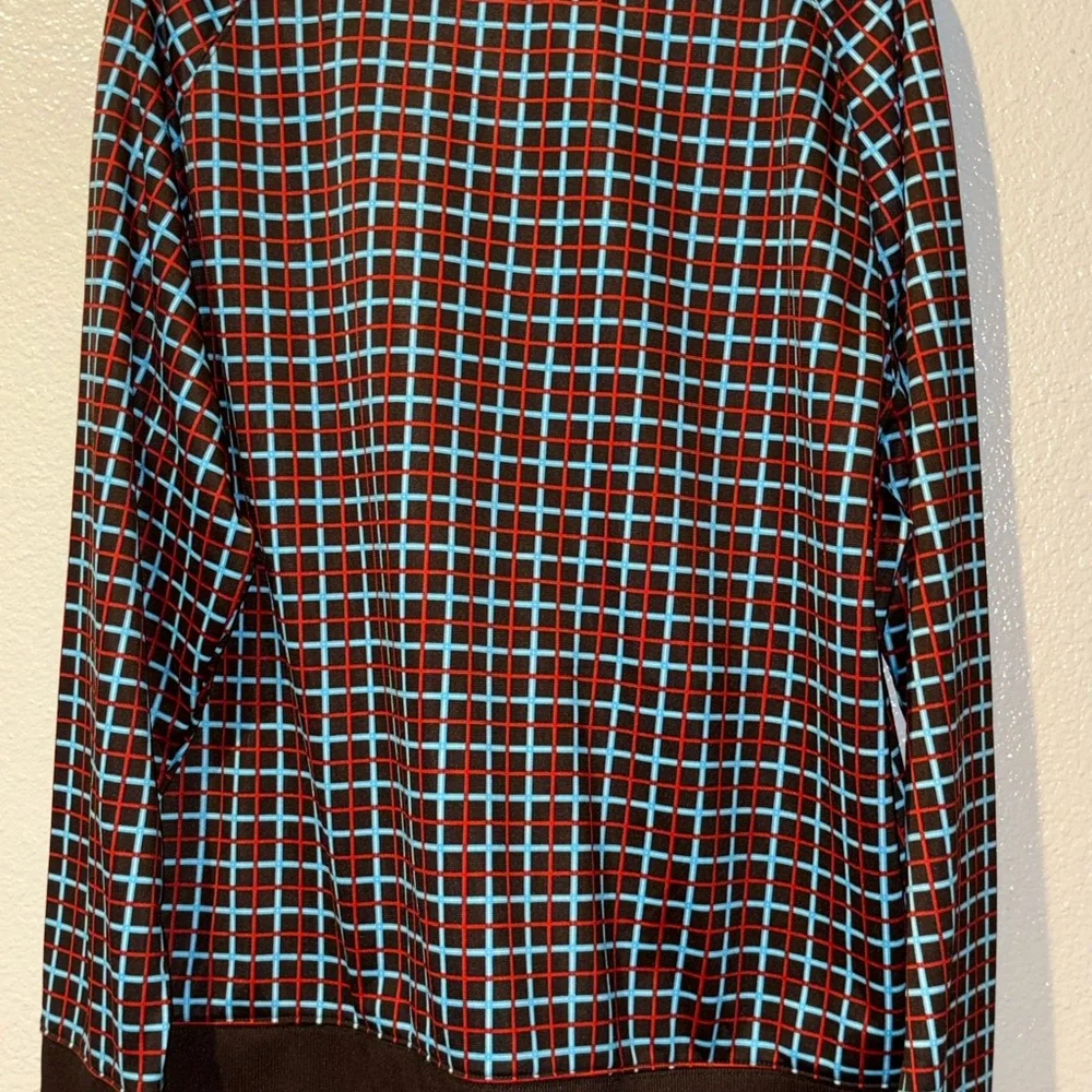 Checkered Zip-Up Jacket